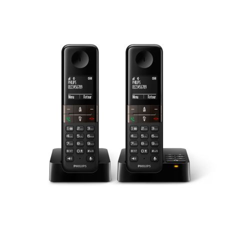 D4552B/FT  Téléphone fixe sans fil avec répondeur