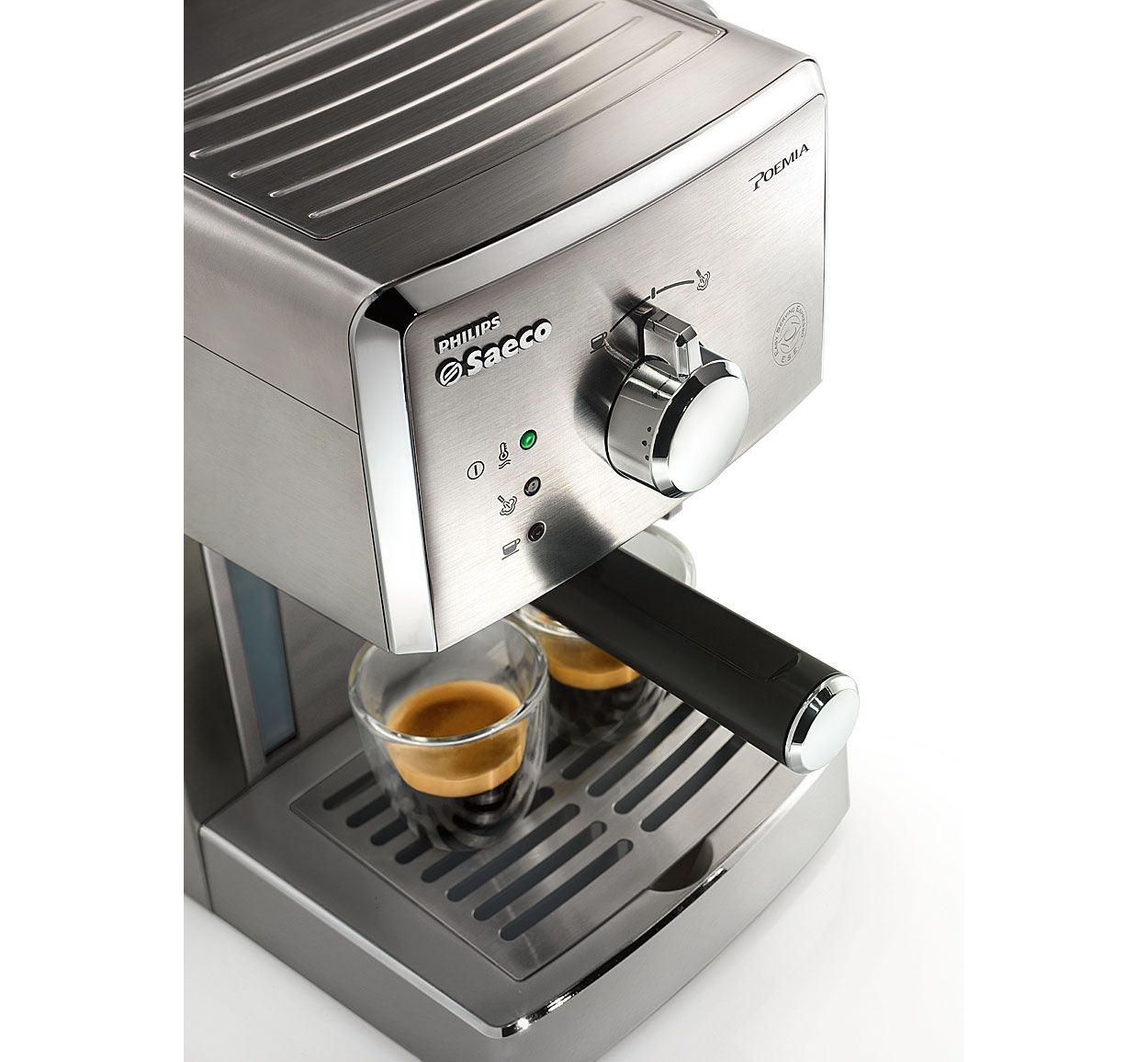 Philips Saeco Poemia HD8427 - espresso + latte + expert (rewiev / demo) 