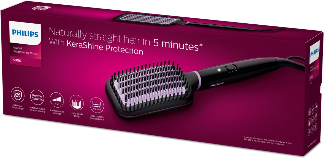 Philips keratin shop hair brush