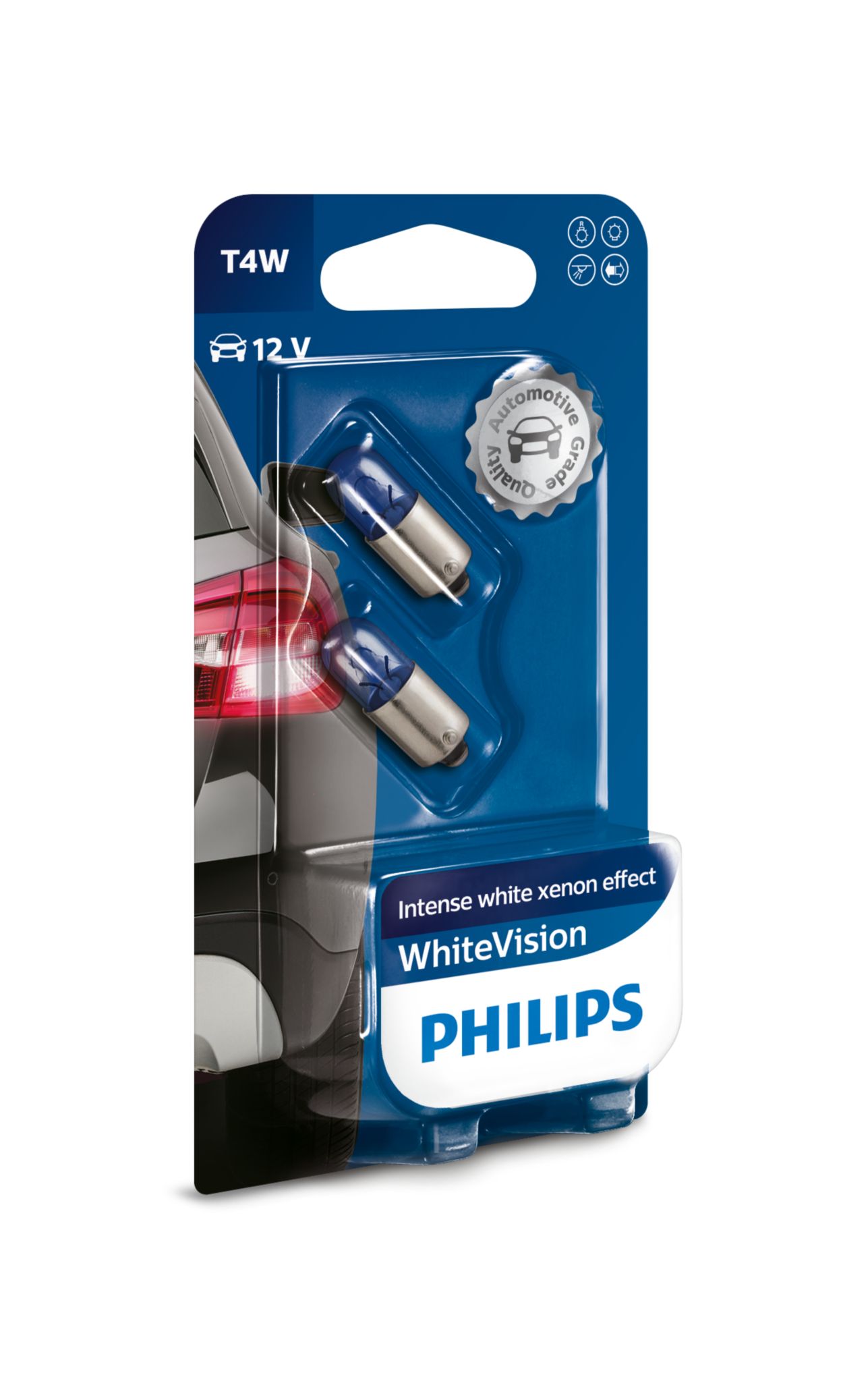 Philips WhiteVision Xenon-Effekt W5W Scheinwerferlampe 12961NBVB2