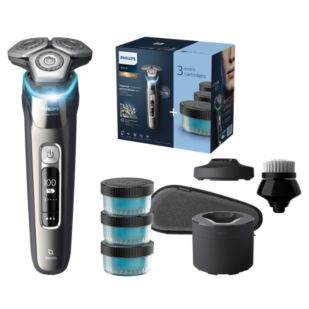 Shaver series 9000 SkinIQ 기술을 활용한 습식 및 건식 전자 면도기