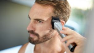 Wide hair clipper quickly trims even the thickest hair