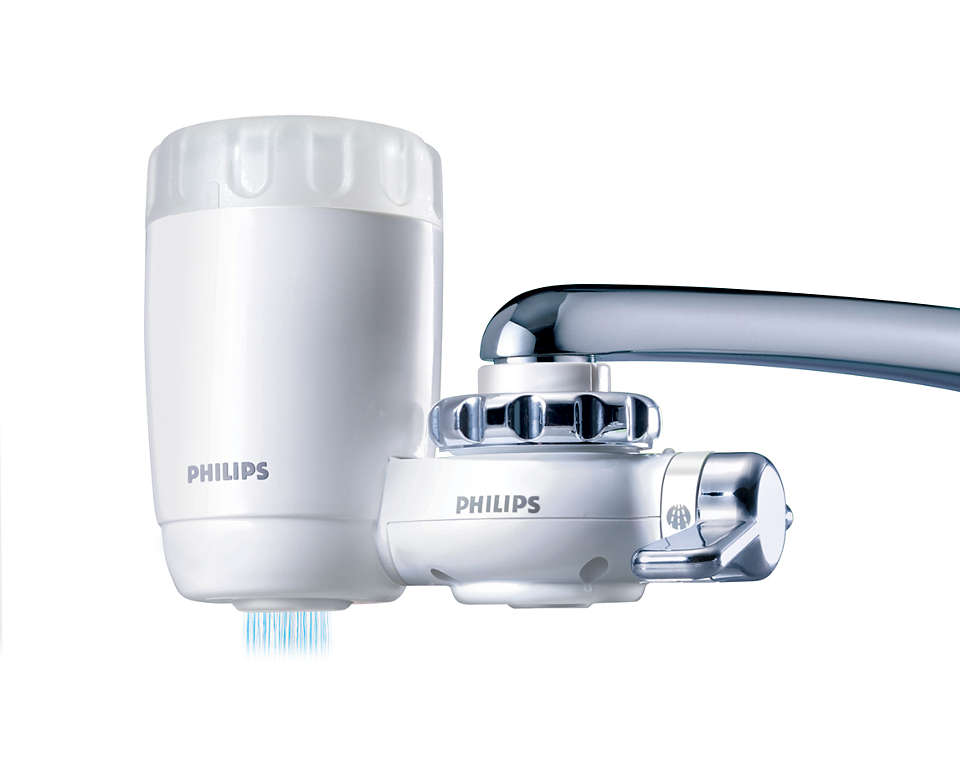 salchicha corto Policía Purificador de agua para grifo WP3861/00 | Philips