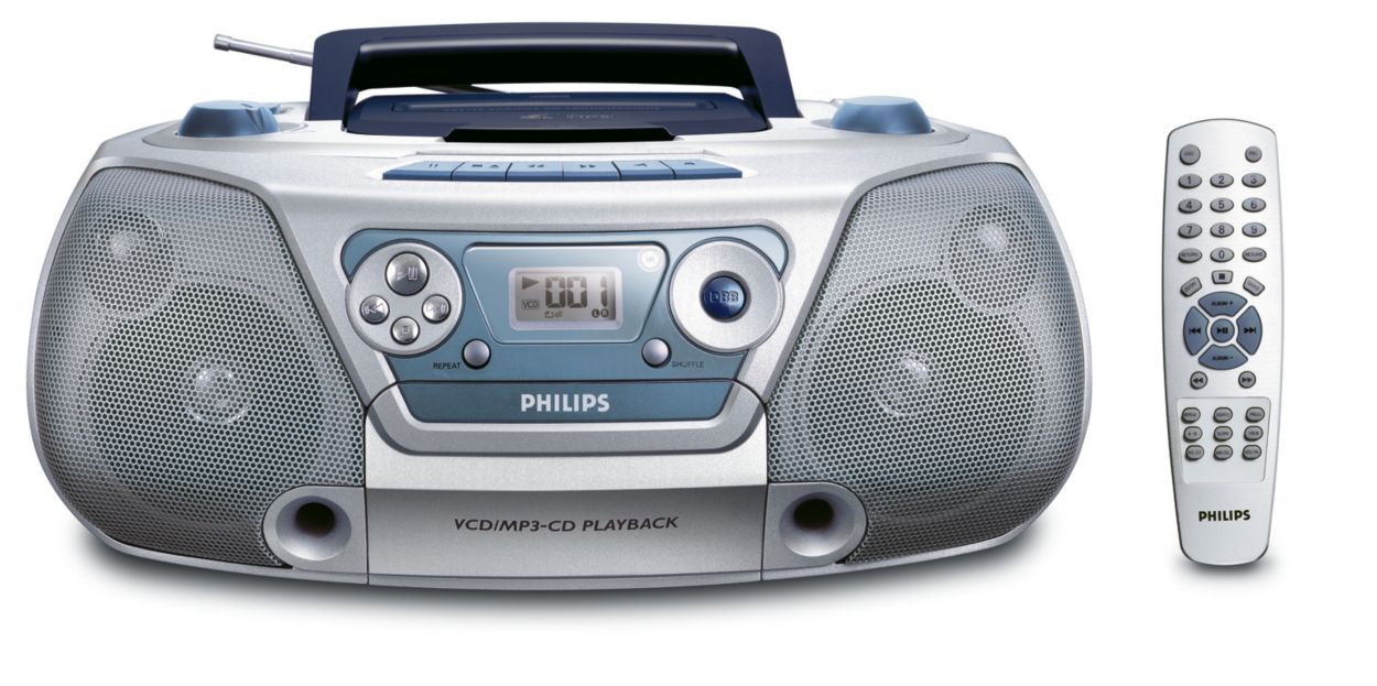 HERMOSA RADIO PHILIPS CD CASETERA Y RADIO AM Y FM Y SUS FUNCIONES 