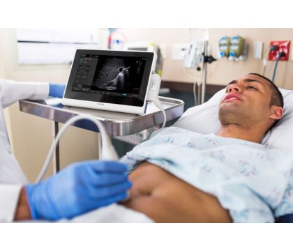 InnoSight ultrasound system scanning