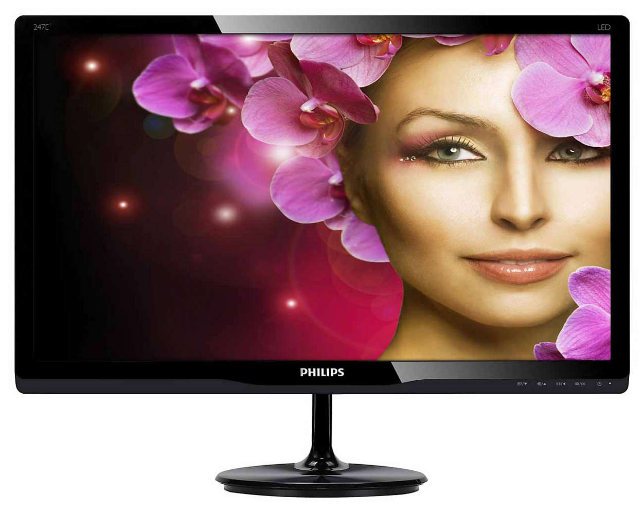 Elegancki monitor zapewnia lepsze wrażenia podczas oglądania
