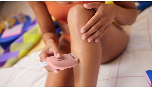 Gør epileringen nem med massagehætten