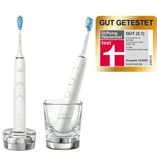 Sonicare DiamondClean 9000 2x Elektrische Schallzahnbürsten - Weiß
