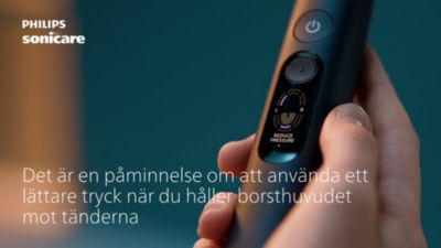Feedback efter borstning: Tryck