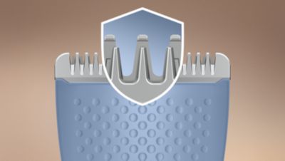 SkinProtect comb for a skin-friendly trim