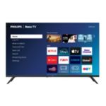 Un élégant téléviseur Smart TV à l'affichage éclatant