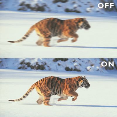 LCD nítido de 120 Hz para uma excelente nitidez de movimentos (3 ms)