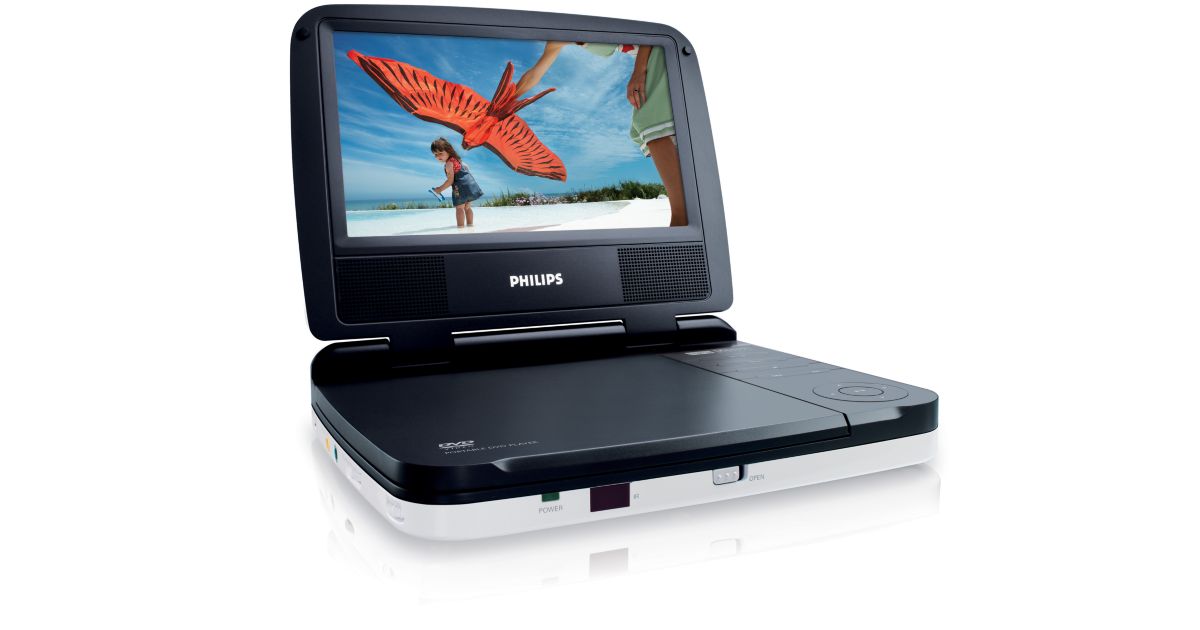 DVD de Aparelho ポータブルDVDプレーヤー フィリップス portátil Philips | PET736/55 プレーヤー