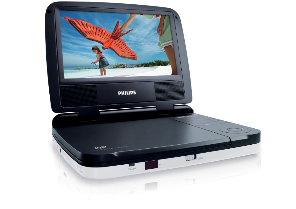 DVD portátil multimedia digital con pantalla TFT LCD de 10