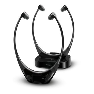 Wireless AudioBoost TV headphones