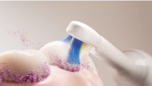 手磨きの最大7倍歯垢を除去**