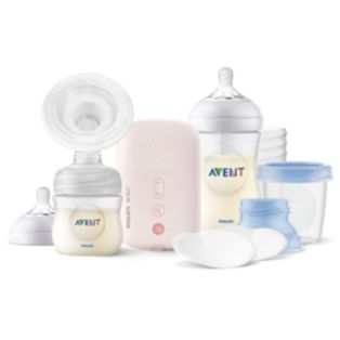  Philips AVENT Pezón de primer flujo natural sin BPA (paquete de  2) : Bebés