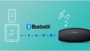 Wireless music streaming via Bluetooth