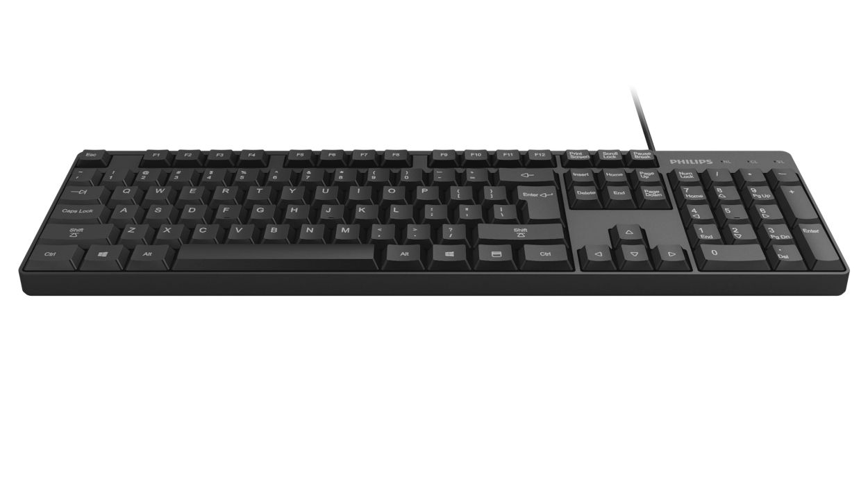 200 Series Wired keyboard SPK6254/01 | Philips