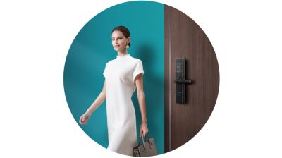 One step to close the door and go