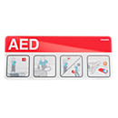AED Awareness Placard red Accessories
