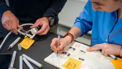 Philips designers sketching product concepts
