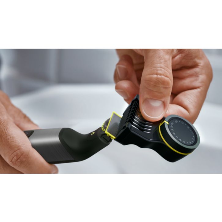 Trim edge and shave any length of hair effortlessly*