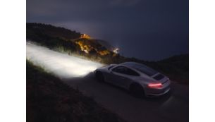 Une puissance concentrée : jusqu'à 400 % de luminosité en plus¹