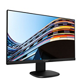 243S7EHMB LCD monitor with SoftBlue Technology