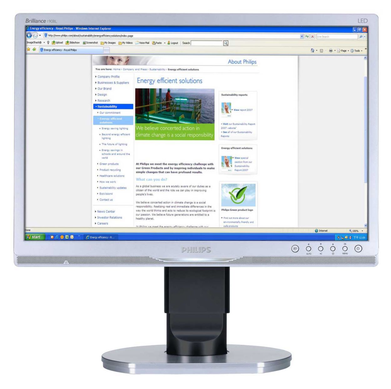 Ergonomic business display enhances productivity