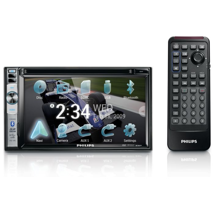 超清晰显示屏带来优越的观影和导航体验