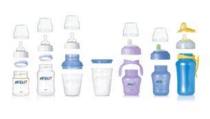 Entièrement interchangeable sur l'ensemble de la gamme de produits Philips Avent