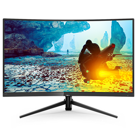 322M7C/69 Gaming Monitor Full HD Curved LCD display