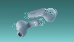 4-mic technology. Clearer calls, even in crowded places