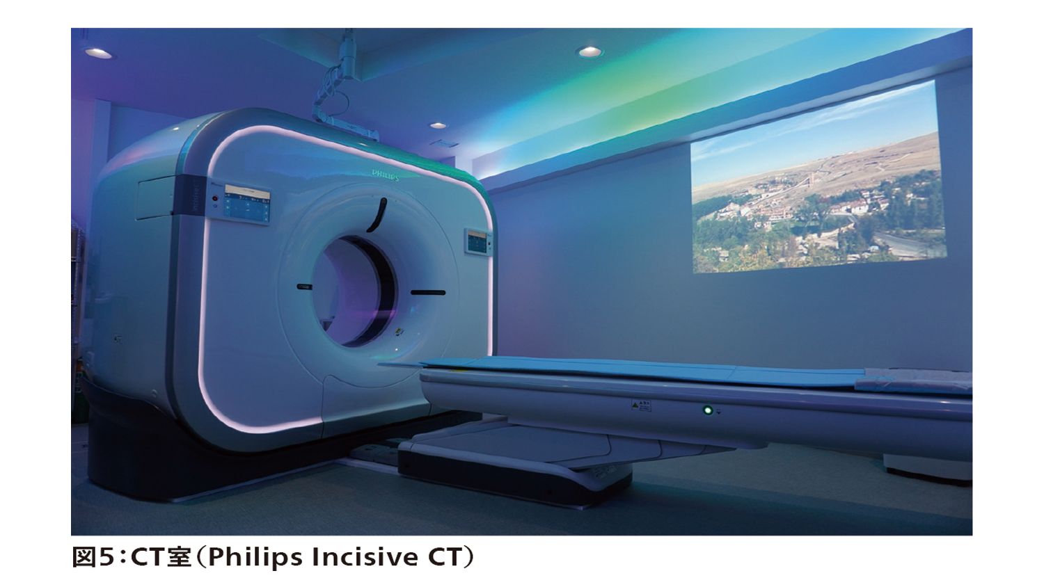 図5：CT室（Philips Incisive CT）