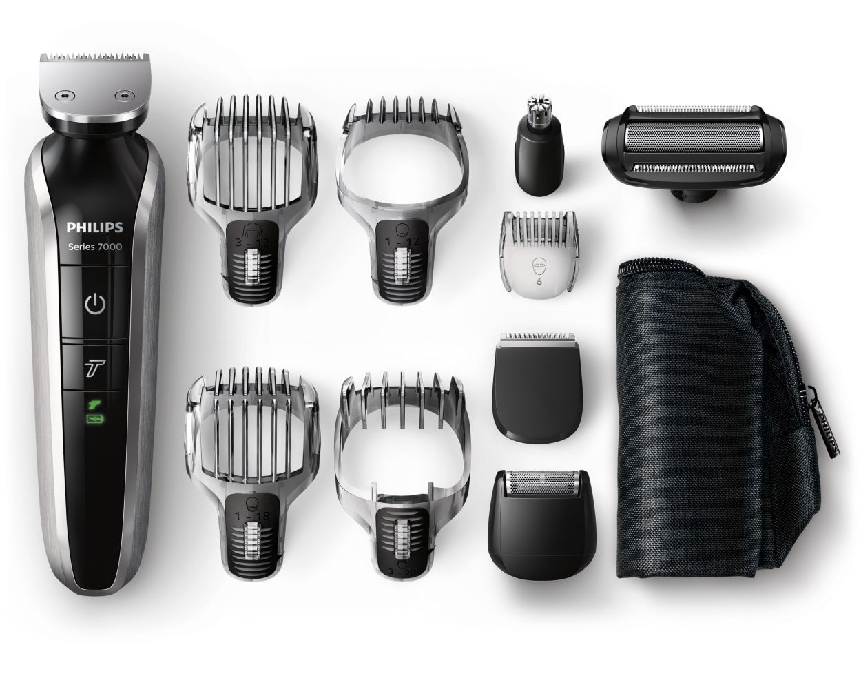 Multigroom series 7000 Kit multifunzione impermeabile VISO, CORPO, CAPELLI  QG3380/16