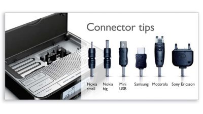 Built-in storage compartment to store your connector tips