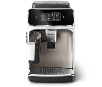 Serie 3300 Solución de leche LatteGo Cafetera Espresso automática Silent  Brew, 6 bebidas EP3347/90