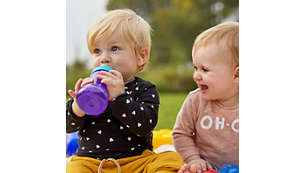 Le tazze Philips Avent seguono lo sviluppo del tuo bambino