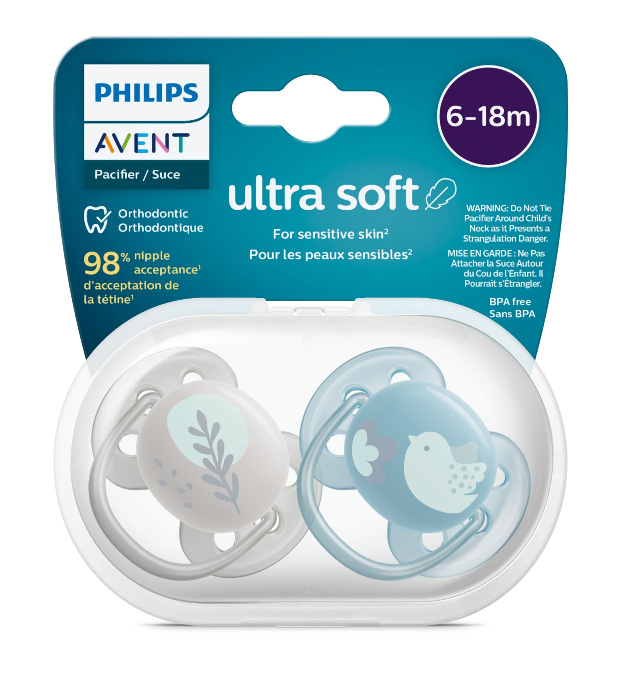 ultra soft Pacifier SCF091/15 Avent