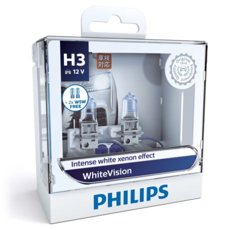 12336WHVSM WhiteVision 汽车车头灯灯泡