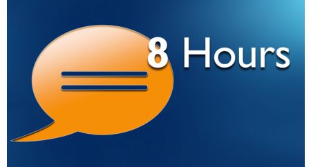 8 saate kadar konuşma süresi