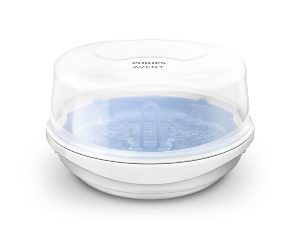 Fast microwave steam steriliser