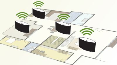 Play music from one speaker at a time or all at once