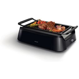 Barton 1650-Watt in Black with Drip-Tray Electric Smokeless Infrared Indoor Grill