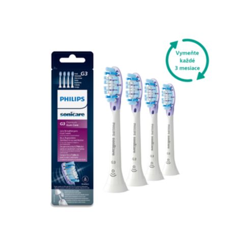 HX9054/17 Philips Sonicare Premium Gum Care Štandardné nástavce pre sonické zubné kefky