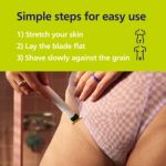 Easy and skin-friendly intimate shave