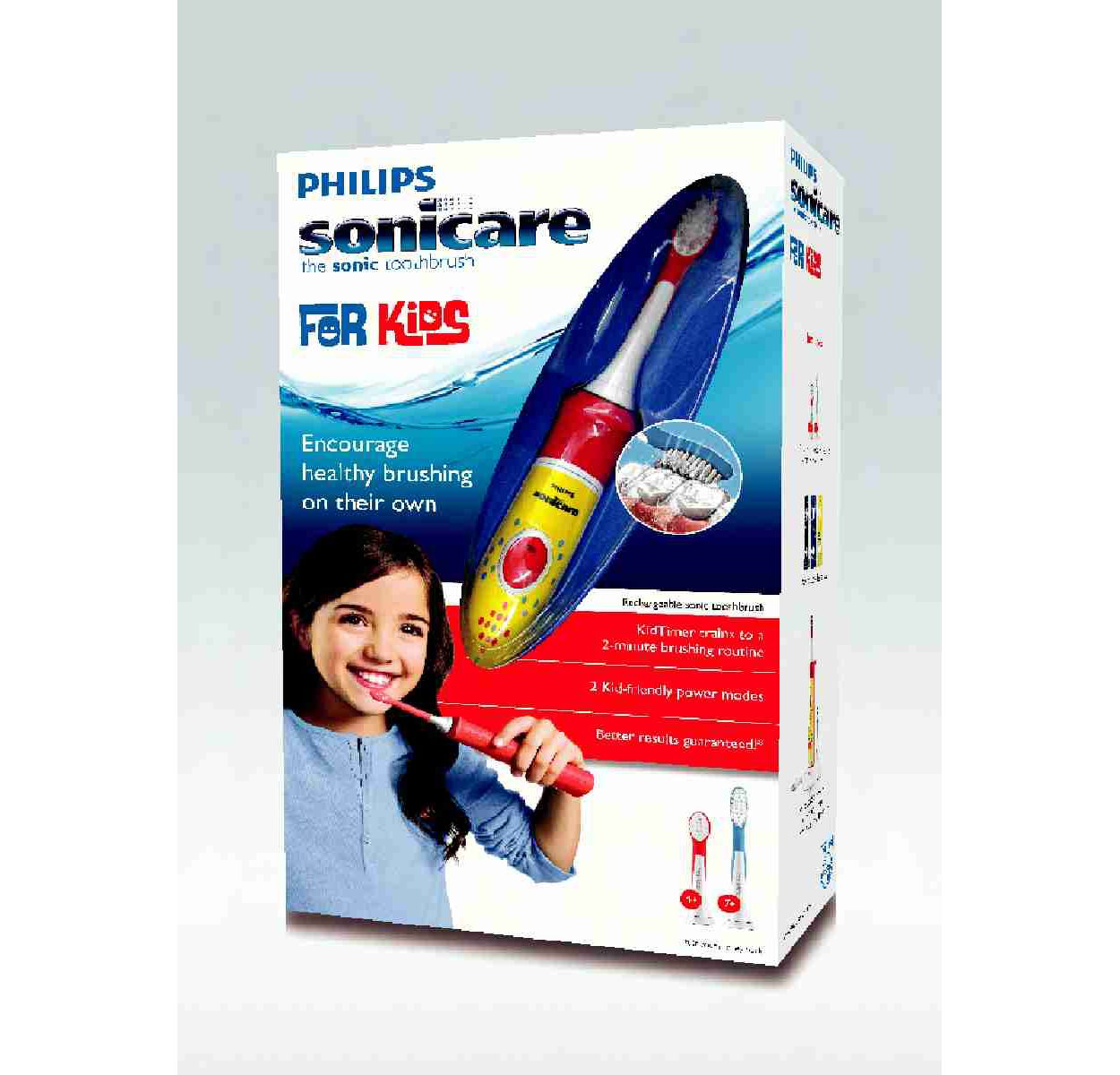 Philips Sonicare Kids Electric Toothbrush - HX6311/07 Rechargeable Sonic Toothbrush