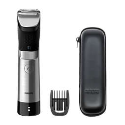Philips Beardtrimmer 9000 Prestige Precision beard trimmer with built-in metal comb