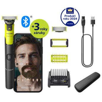 OneBlade&nbsp;360 s připojen&iacute;m (tv&aacute;ř + tělo)
